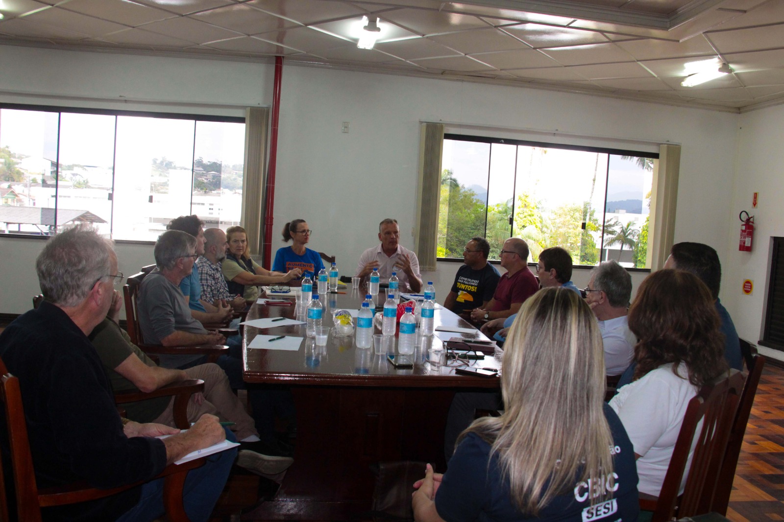 Sintrivest participa de reunião do Fórum Sindical e conhece propostas do candidato a prefeito Paulo Eccel