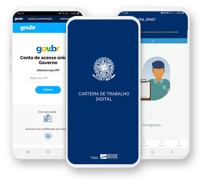 carteira de trabalho digital aquitemtrabalho.com.br